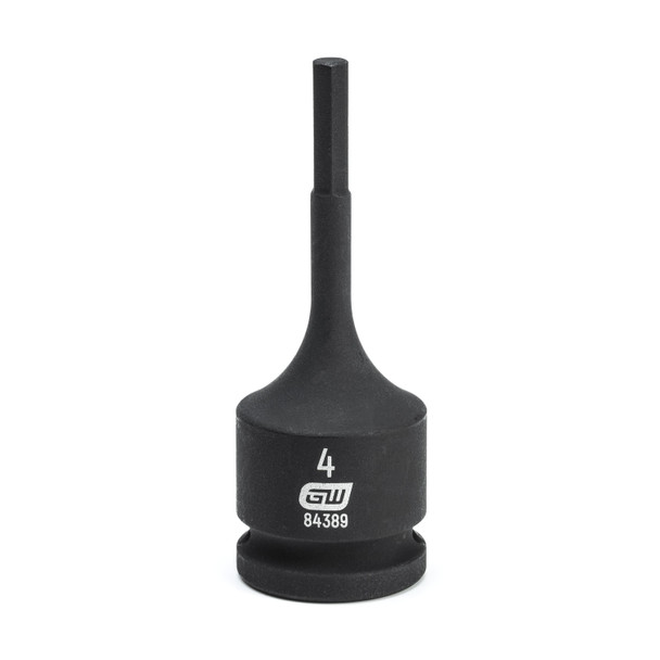 GearWrench 3/8 Inch Drive Hex Bit Impact Metric Socket 4mm - 84389