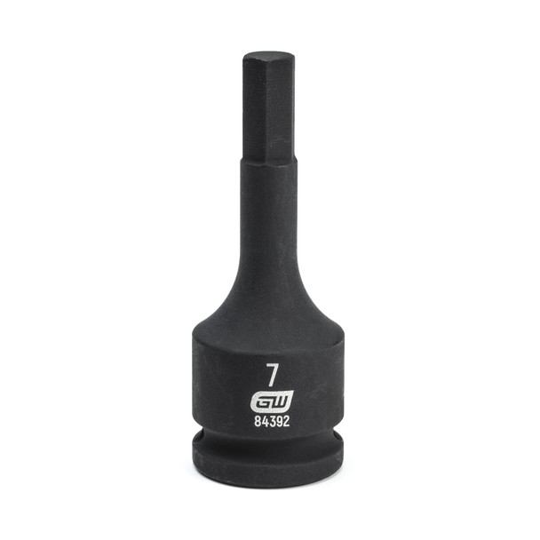 GearWrench 3/8 Inch Drive Hex Bit Impact Metric Socket 7mm - 84392