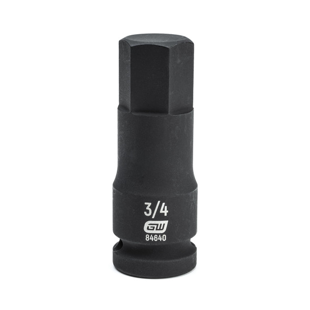 GearWrench 1/2 Inch Drive Hex Bit Impact SAE Socket 3/4 Inch - 84640