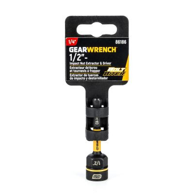 GearWrench 1/4"DR BOLT BITER NUT DRIVER -1/2"