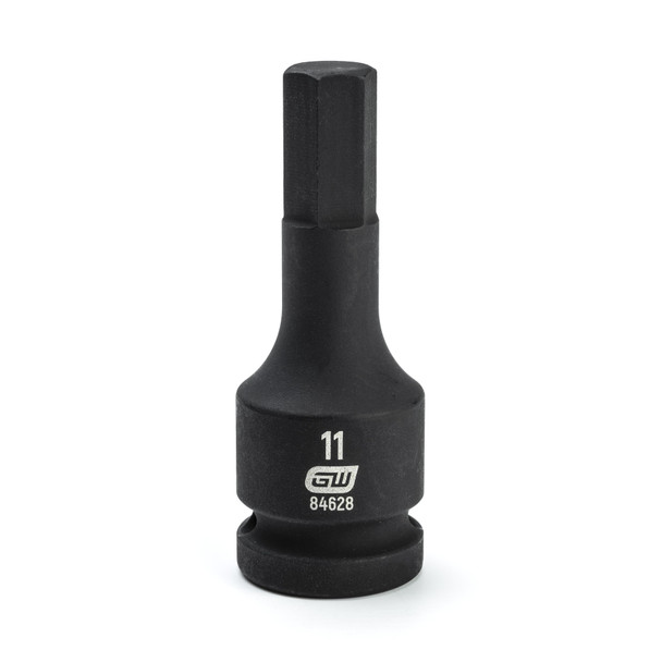 GearWrench 1/2 Inch Drive Hex Bit Impact Metric Socket 11mm - 84628