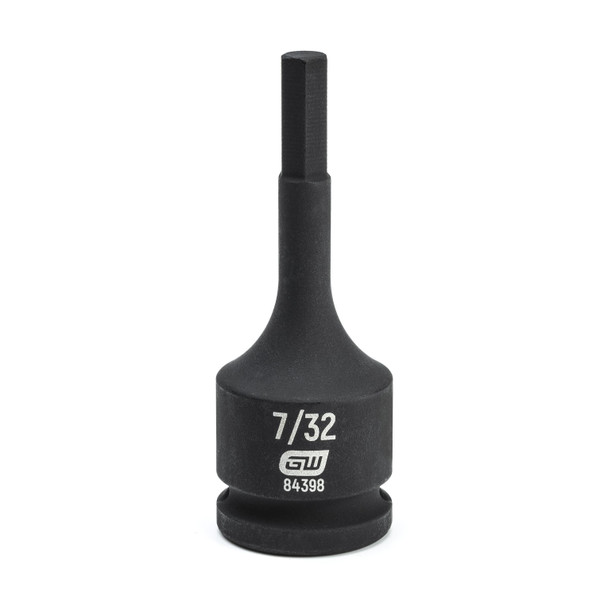 GearWrench 3/8 Inch Drive Hex Bit Impact SAE Socket 7/32 Inch - 84398