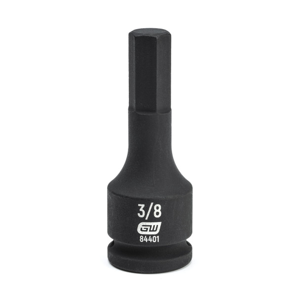 GearWrench 3/8 Inch Drive Hex Bit Impact SAE Socket 3/8 Inch - 84401