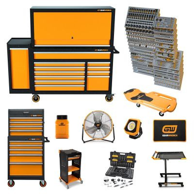 GEARWRENCH 1331 Piece MEGAMOD Master Mechanics Tool Set in Premium Modular Foam Trays With Tool Storage and Shop Equipment