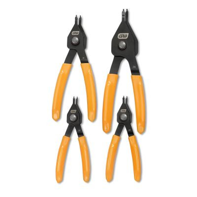 GEARWRENCH 4 Piece Convertible Push Button Snap Ring Pliers Set