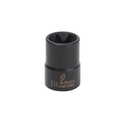 Sunex 3/8" Dr. External Star Impact Socket E16