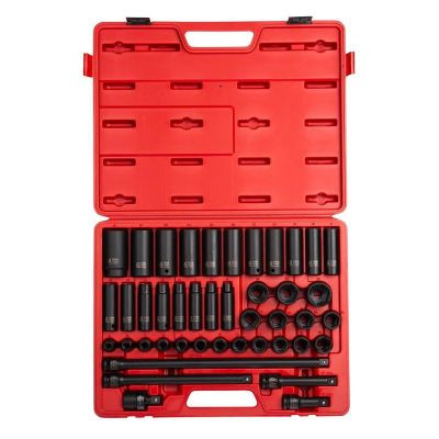 SUNEX 1/2" Drive 43 Piece Metric Master Impact Socket Se