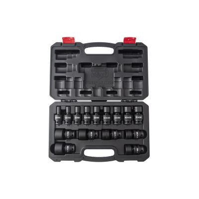 SUNEX 15 PC 1/2" DR 12 PT SAE UNIVERSAL IMPACT SOCKET