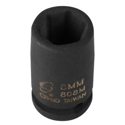 SUNEX SOC 8MM 1/4D IMP 6PT