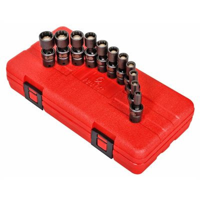 SUNEX 11-Piece 1/4 in. Drive 12-Point Metri