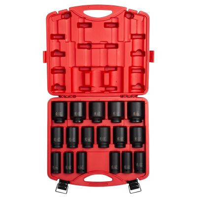 SUNEX 3/4" Drive 17 Piece SAE Deep Impact Socket Set