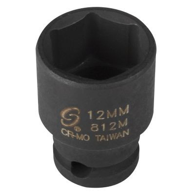 SUNEX SOC 12MM 1/4D IMP 6PT