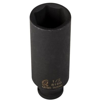 SUNEX SOC 1/2 1/4D IMP 6PT DP BLK