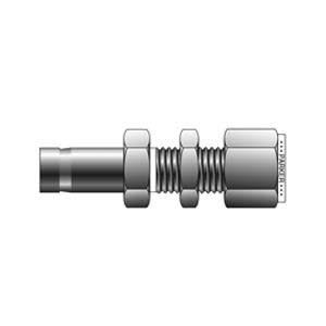 1/8" Parker CPI Tube End Bulkhead Adapter