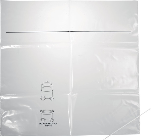 Hilti VC 150-10 Gen 2 Plastic Dust Disposal Bags 10 Pack