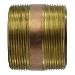 Midland 3" Red Brass Nipple