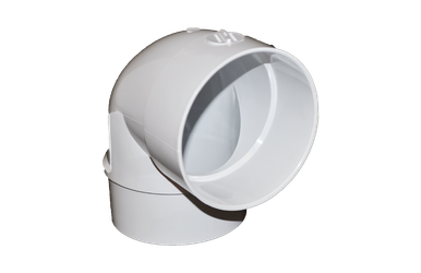 Normandy Solvent Weld SDR35 Short 1/4" Bend Street Elbow