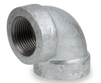 300# Extra Heavy Galvanized Malleable Iron 90° Elbow
