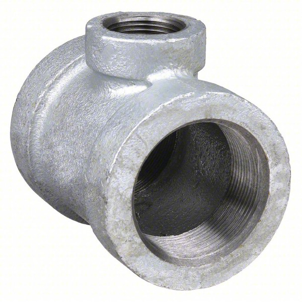 300# Extra Heavy Galvanized Malleable Iron Reducing Tee