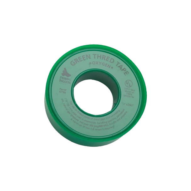 Thred Tape Green HD PTFE Thread Seal Tape for Oxygen
