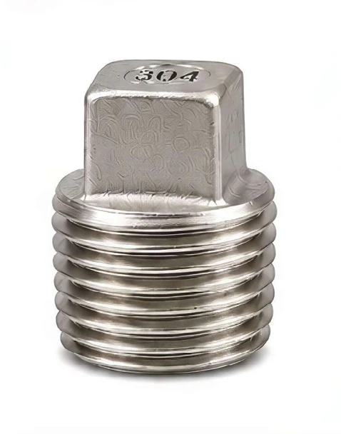 304 Stainless Steel 150# Square Head Solid Plug - SP112