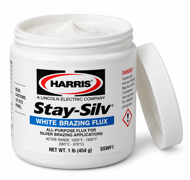 Harris Stay-Silv White Paste Brazing Flux - 1 lb Jar - SSWF1