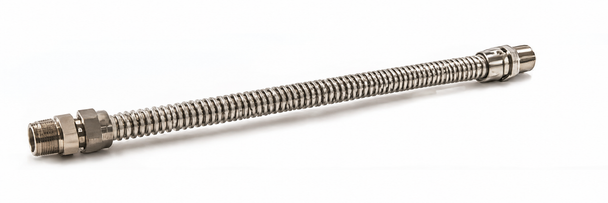 Charman 5/8" OD Uncoated Connector - 3/4" MIP x 3/4" MIP