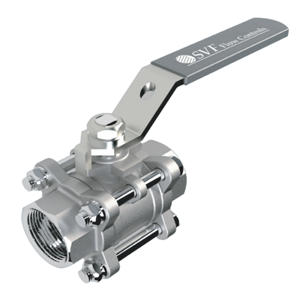 Three-Piece Stainless Steel Ball Valve