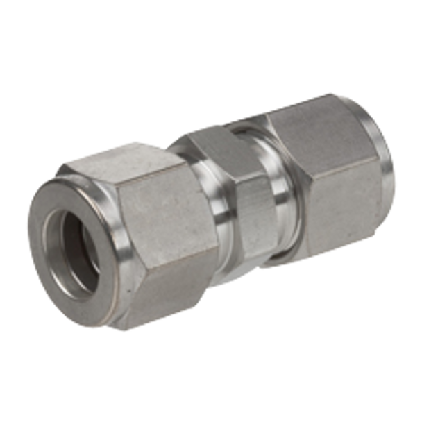 316 Stainless Steel Instrumentation Fitting Straight Union