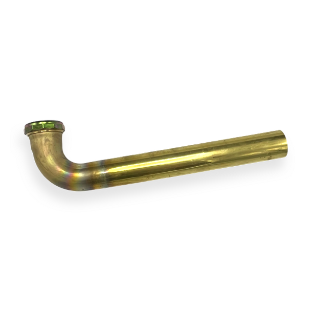 1 1/2″ X 12″ Rough Brass Slip Joint Waste Bend