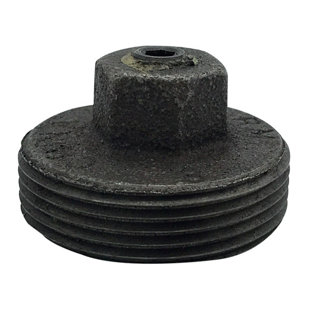 1″ Meter Plug With 1/8″ Tap