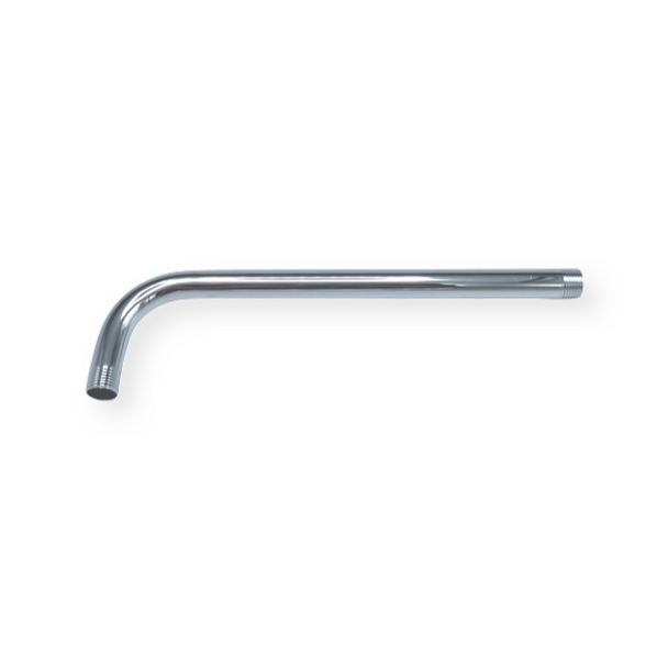 1/2″ X 12″ Chrome-Plated 90 Degree Shower Arm