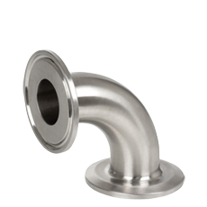 Stainless Steel Sanitary Clamp End 90° Elbow