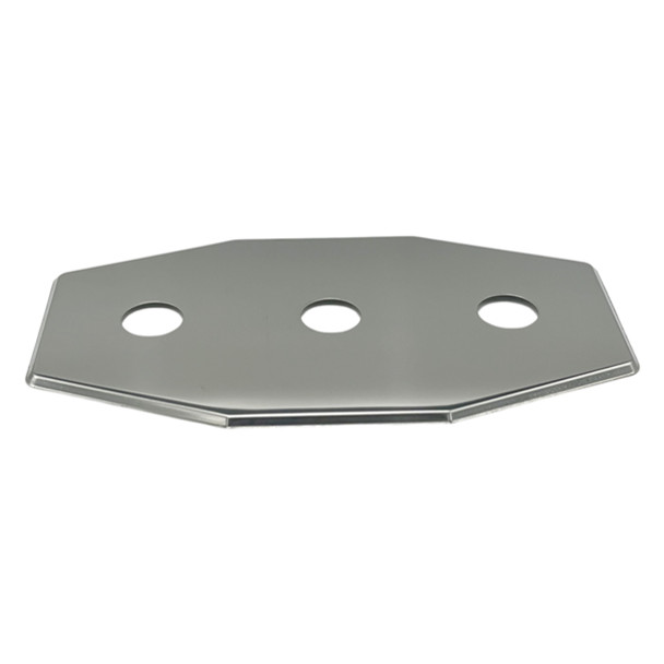 3-Hole Stainless Steel Shower Cover Plate