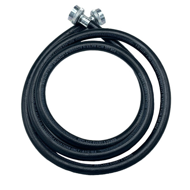 8′ Rubber Washing Machine Inlet Hose