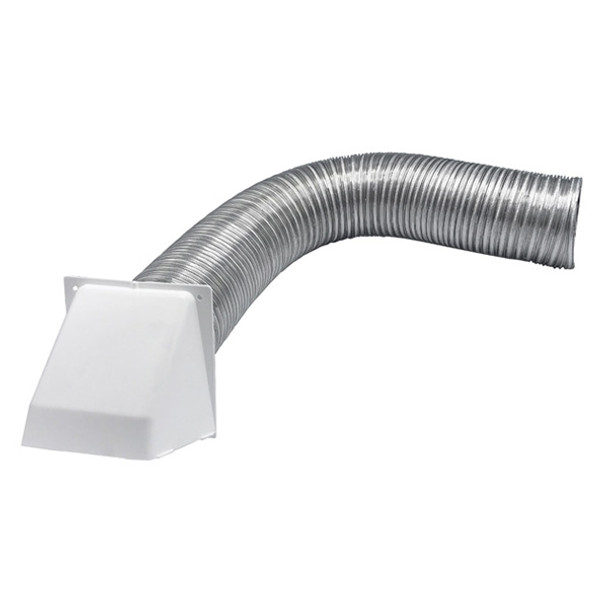 4″x 8′ Dryer Vent Kit with Corrugated Metal Hose