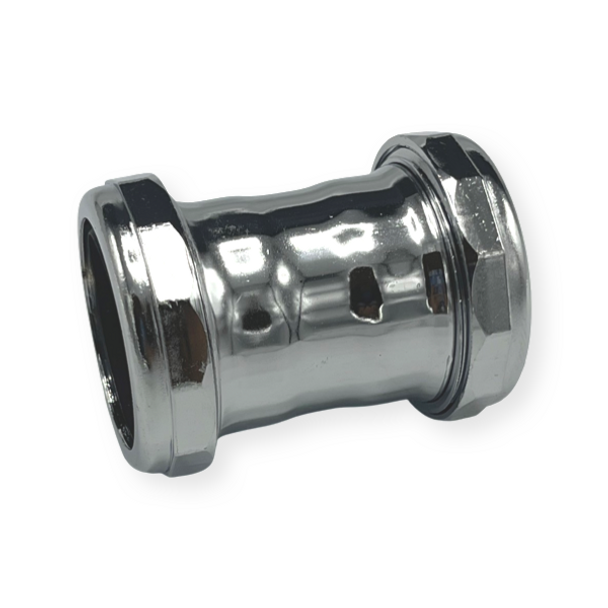 1 1/2″ Chrome-Plated Double Slip Coupling