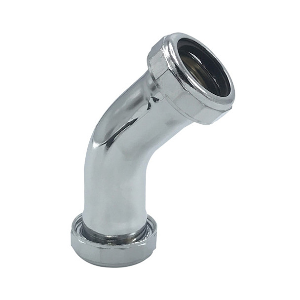 1 1/4″ Chrome-Plated Double Slip 45 Degree Elbow