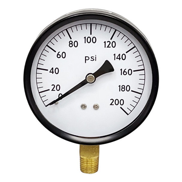 3 1/2″ 200 PSI Pressure Gauge