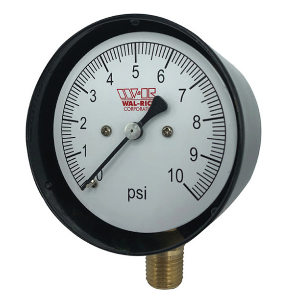 2 1/2″ Diaphragm Pressure Gauge 10 PSI