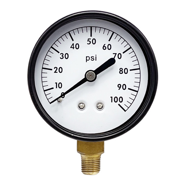 2 1/2″ 1/8″ Lower 100 PSI Pressure Gauge