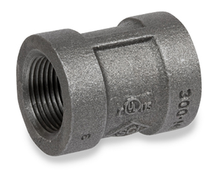 300# Black Malleable Coupling