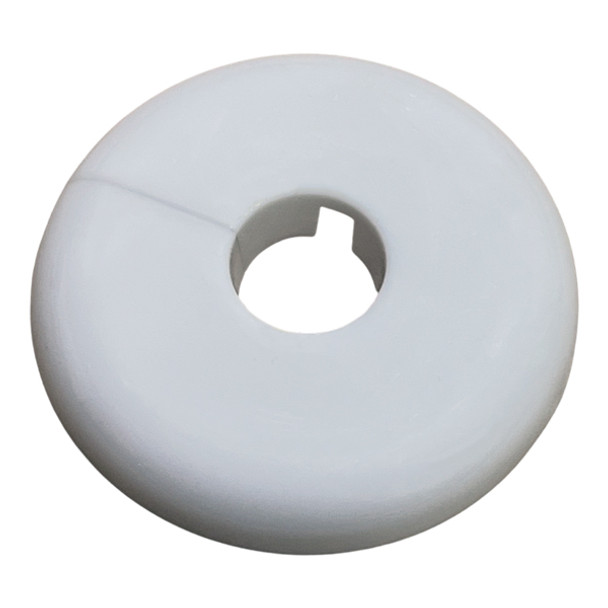 1/2″ C White Plastic Floor & Ceiling Plate