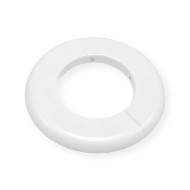 1 1/2″ IP White Plastic Floor & Ceiling Plate