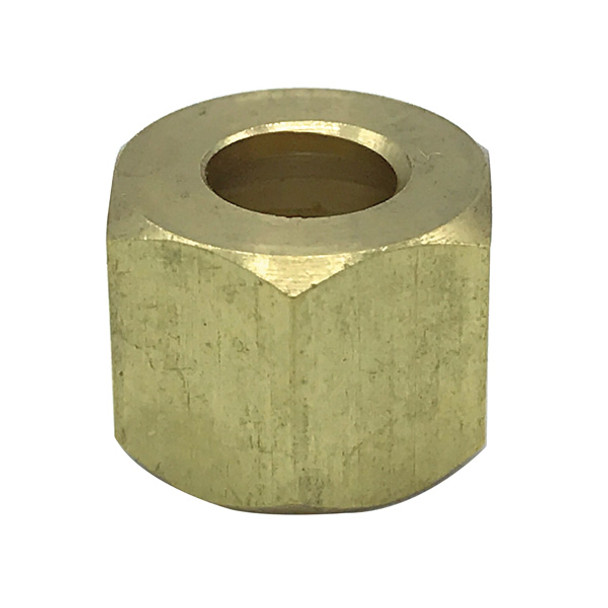 1/4″ #61 Brass Compression Nut