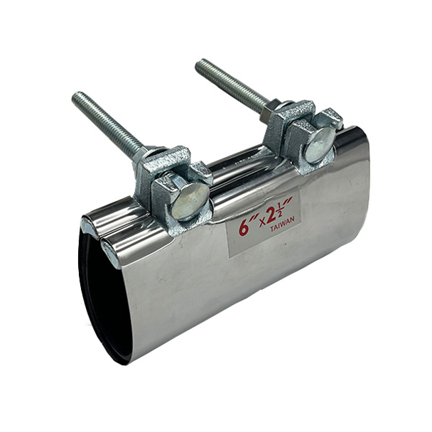 2 x 6″ Stainless Steel Wrap-Around Repair Clamp