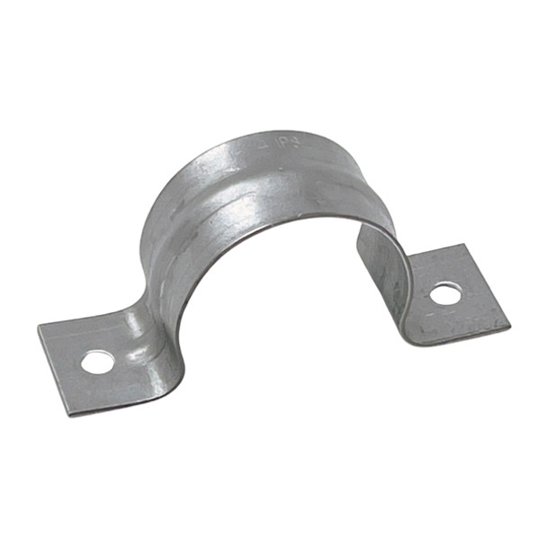 1 1/4″ Galvanized 2 Hole Pipe Straps