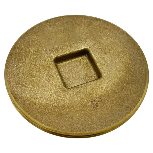 5″ Countersunk Brass Cleanout Plug – Southern Code