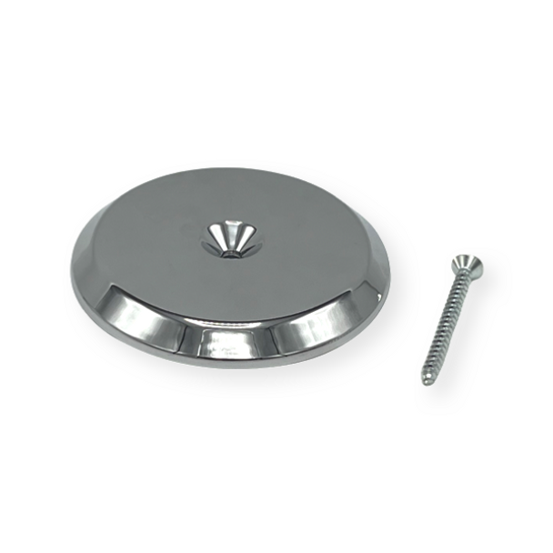 4″ Flat Chrome-Plated ABS Cleanout Cover