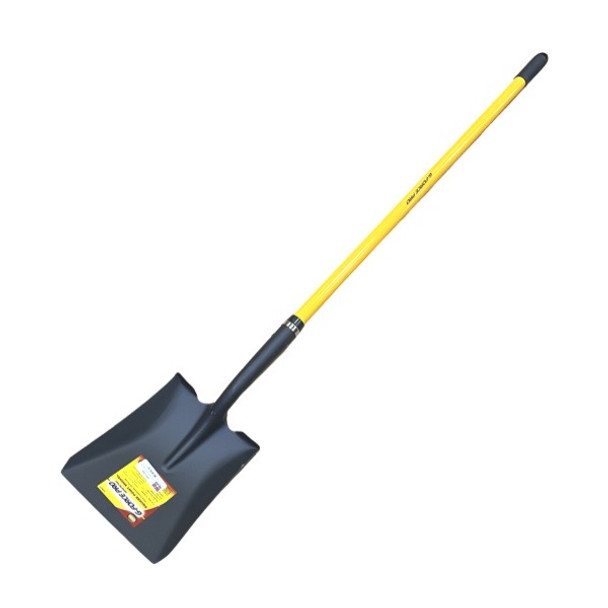 Square Fiberglass Long Handle Shovel